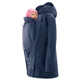 Mamalila Berlin All-Season Maternity & Babywearing Coat – Navy | Babymaxi