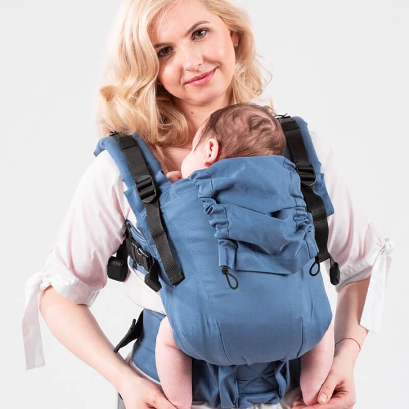 Ligatie Senator Konijn Ergonomisch dragen in baby draagzak | Uitleg | Draagzak.nl